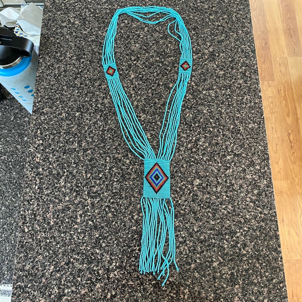 Boho Native American necklace